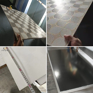 8mm chống cháy giả PVC nhiều lớp thạch cao gạch Trần Nhiệt Cách Nhiệt thạch cao tấm Trần - Product Image 5