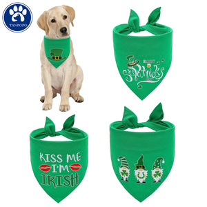 Nueva bufanda triangular para mascotas, accesorio para babero de perro grande para Festival irlandés - Product Image 1