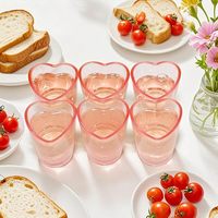 Ensemble de verres à shot gravés au laser en forme de cœur personnalisés pour les cadeaux de mariage, les cadeaux promotionnels d'entreprise, les cadeaux en gros