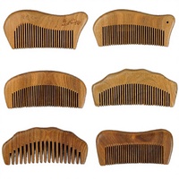 Peigne de massage professionnel antistatique en bois de santal – Style classique et tendance pour usage domestique, peigne pour le cuir chevelu et les soins post-partum