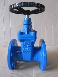 Dễ uốn sắt mặt Bích Loại Van cổng PN16 không tăng thân với tay cầm bánh xe được cung cấp bởi nhà máy trực tiếp - Product Image 2