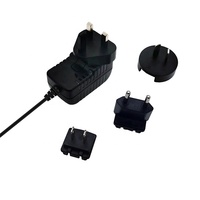 Adaptador de enchufe de CC intercambiable de 24V 0.5A con conexión fácil, rápido y conveniente