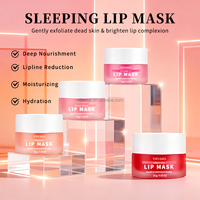 Baume à lèvres personnalisé avec logo, pêche rose, acide hyaluronique, végan, biologique, masque pour les lèvres, hydratant, réparateur, anti-gerçures, soin des lèvres pour usage quotidien