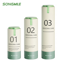 Nouvelle Bouteille Pompe Airless 15ml 30ml 50ml Emballage Cosmétique Luxe 1oz Bouteilles Pompe Airless Sous Vide pour Crème Visage et Sérum à Mécanisme Rotatif