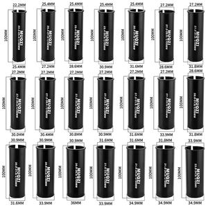 Manchon de réduction MUQZI pour tige de selle de vélo VTT – Conversion de potence 22.2/25.4/27.2/28.6/30.9/31.6/31.8mm - Product Image 3