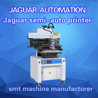 Impresora de Pasta de Soldar Semiautomática para PCB LED S400, Máquina de Impresión de Plantillas de Pasta de Soldar