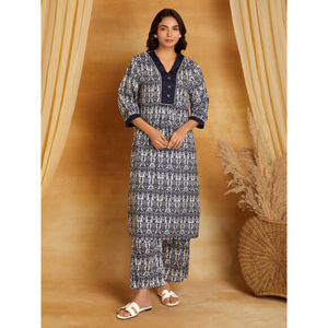 ชุดเซ็ตเสื้อผ้าลายดอกไม้สไตล์อินเดีย คอลเลคชั่น Sanash สำหรับฤดูใบไม้ร่วง ผลิตจากวัสดุรีไซเคิล เหมาะสำหรับงานปาร์ตี้  ขายดี ใหม่ล่าสุด - Product Image 1