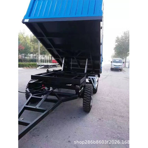 Remorque agricole à benne basculante 1 tonne 2 tonnes Transport agricole Construction robuste en acier - Product Image 2