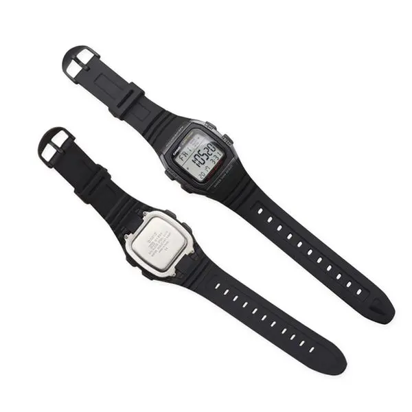 Tali jam tangan pengganti Natural untuk pria, g-shck W-96H Digital olahraga tali jam tangan