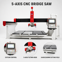 Machine de découpe à jet d'eau CNC 5 axes pour pierre, marbre, granit, machine de découpe à jet d'eau haute pression