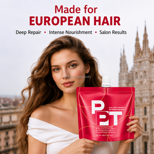 <span class=keywords><strong>Masque</strong></span> capillaire triple protéine végétale SILU Private Label, hydratant et réparateur pour cheveux secs, usage professionnel en salon, livraison rapide - Product Image 1