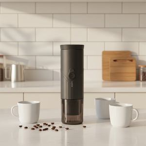 Cafetera Portátil OEM con Logotipo, Minipresso TK03 de Fábrica, Cafetera de Cápsulas para Viajes y Actividades al Aire Libre - Product Image 1