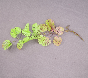 Guirlande de plantes artificielles en plastique, 103cm de longueur, feuilles de palmier tropicales, tenture murale, grand <span class=keywords><strong>Monstera</strong></span> pour la maison, le jardin, le salon, Ceili - Product Image 2