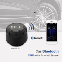 70mai — système de contrôle TPMS BT 4.0 pour voiture, avec 4 capteurs internes/extérieurs, contrôle de la pression des pneus, compatible avec Android et IOS