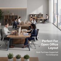 Poste de travail de bureau ouvert Twilight Series pour 2 personnes, en bois et métal, éco-responsable, avec écran de séparation pour l'intimité