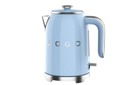 Bouilloire Électrique Théière 1,7 Litre Chauffage Rapide Chauffe-Eau Acier Inoxydable Rétro Arrêt Automatique Portable