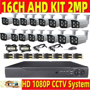 Kit de système de surveillance AHD 16 canaux HJSCCD Hongjin H.264 avec vision nocturne pour la maison et les entreprises - Product Image 2