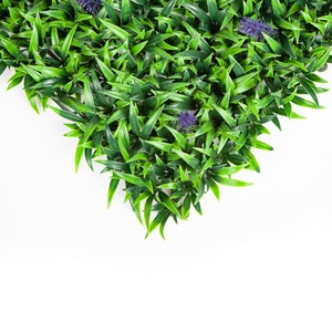 Morden UV style décoration de la maison extérieur fausse herbe haie <span class=keywords><strong>Jungle</strong></span> Vertical vert suspendu plante artificielle herbe mur - Product Image 4