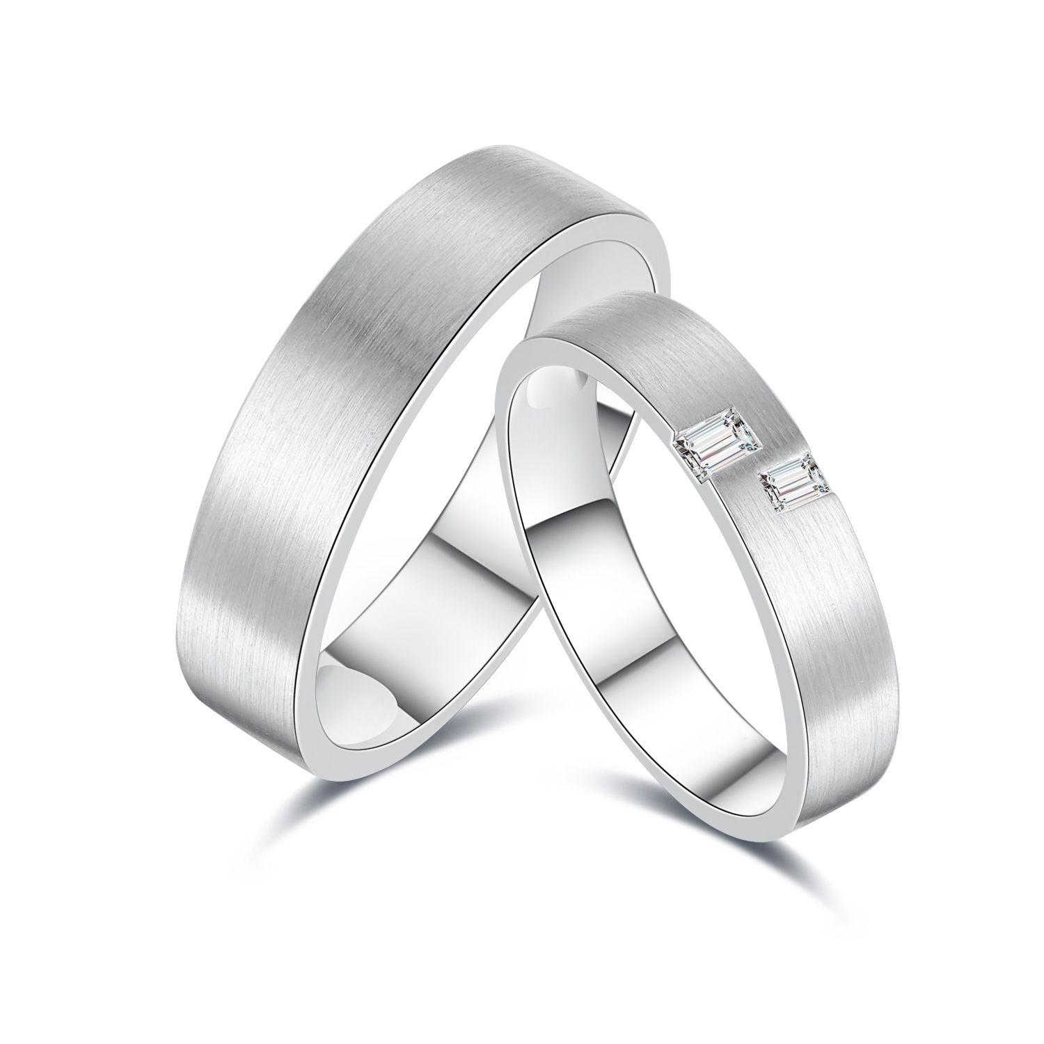 Or blanc 18K