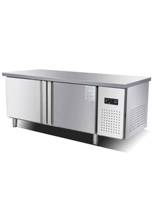 <span class=keywords><strong>Congélateur</strong></span> horizontal commercial à double température pour la conservation des aliments, intégré, 2 portes, étagères réglables - Product Image 3