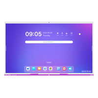 Tableau interactif intelligent Android 16 RK3588 4K de 65, 75, 86, 98, 110 pouces avec écran tactile IR 40 points pour salle de classe