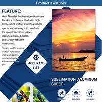 0,5mm 1mm 1,2mm 1,5mm Aluminium Sublimatieplaat 12mm Op Maat Geanodiseerde Aluminium Legering Plaat