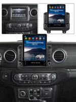 Autoradio Android 13 8+128G pour Jeep Wrangler 2018-2019 IPS DSP Car-play Caméra 360° Système audio automobile Lecteur DVD