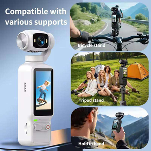180 °   Mini Telecamera con Schermo Rotante 4K per Video Vlog e Streaming Live su YouTube TikTok, Action Cam Portatile - Product Image 5