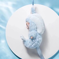 Poupée en peluche POP MART Labubu bleu fée sirène de haute qualité Anime Kawaii Labubus jouet maison Collection décorations cadeaux