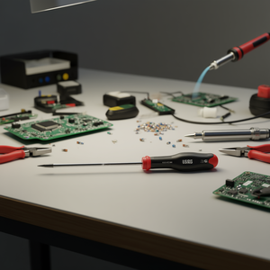 Destornillador con eje largo de 324 mm y punta de precisión para reparación de electrónica - Product Image 3