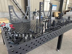 Table de soudage à charge lourde Série D28-Fonte nitrurée, <span class=keywords><strong>grille</strong></span> anti-usure et verrouillage de montage sans soudure - Product Image 2