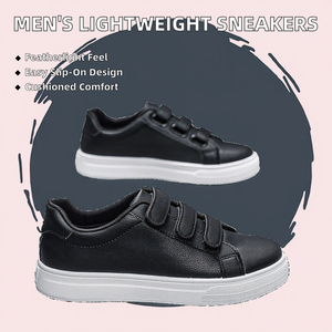 New Design Casual Walking Shoes Fashion <b>Sneakers</b> Lightweight Comfortable PU <b>Leather</b> Sports Tennis Summer Autumn Rubber - Product Image 2