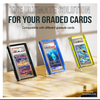 Couleur de qualité supérieure résistant aux UV épais clair magnétique gradué affichage de carte à collectionner support de boîtier en acrylique pour dalle standard PS A/C GC