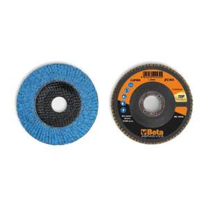 BETA - 112420004 Disques à lamelles avec tissu abrasif en zircone revêtu de céramique, support en fibre de verre et construction à un seul rabat ø 1 - Product Image 4