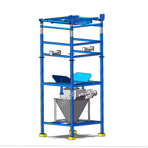 Station de déchargement de sacs en vrac compatible avec les sacs de grande et petite taille pour la manutention de poudres industrielles - Product Image 4