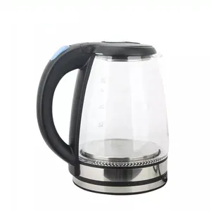 PULUNDI OEM 1500W 1.8L precise temperature control high power large caliber is easy to clean 304 heating chassis Electric Kettle