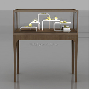 Cao cấp đồ trang sức sang trọng kiosk thiết kế tùy chỉnh nhà máy Thủy Tinh Độc Đáo đồ trang sức Showcase tủ trưng bày cho đồ trang sức Showcase sử dụng - Product Image 2