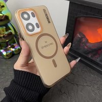 Étui de téléphone portable antichoc magnétique mat effet peau pour OPPO Reno 16 15 14 13 12 Pro FIND X9 Pro X8