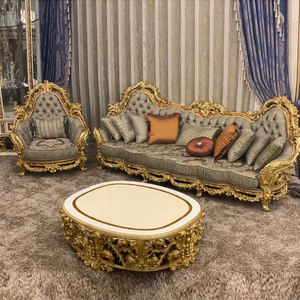 कोर्ट फर्नीचर शाही फर्नीचर लिविंग रूम सोफा क्लासिक कपड़े लक्जरी सोफे फर्नीचर प्राचीन सोफा - Product Image 1