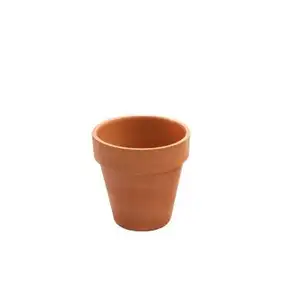 Life-Word Pot Bunga Kaktus Tanah Liat Mini Pot Keramik Pot Terakota Sukulen dengan Lubang Drainase