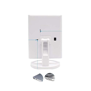 Nouveau miroir de maquillage pliable avec <span class=keywords><strong>amplification</strong></span> des perles de lampe <span class=keywords><strong>Amplification</strong></span> LED Miroir de maquillage pliant <span class=keywords><strong>à</strong></span> trois - Product Image 4