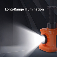 Kit de levage hydraulique multifonctionnel pour voiture avec clé électrique et lampe de poche, ensemble de réparation d'urgence pour le remplacement des pneus