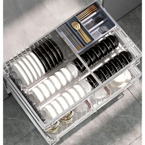 <b>Kitchen</b> Furniture Accessories Hardware Soft Sliding <b>Out</b> <b>Pull</b> <b>Out</b> Cabinet Drawer <b>Basket</b> Wire <b>Baskets</b> for <b>Kitchen</b> Storage Racks - Product Image 4
