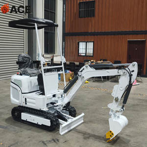 迷你挖掘机1吨免费运输迷你装袋机小型挖掘机1.2吨久保田发动机中国挖掘机带飞行员控制 - Product Image 2