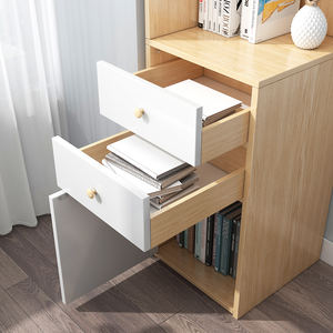 ארון ארון קטן בפינה צרה קטנה ארון ארון לבן עם דלת ומגירות - Product Image 4