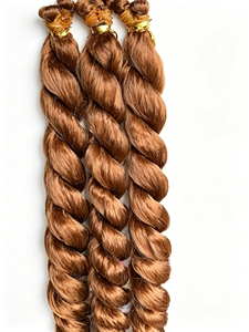 Cheveux à tresser personnalisés 6x Docean French 20 pouces, boucles spirales, 340g/paquet, ondulations souples et rebondissantes, pour femmes noires, fibre japonaise - Product Image 6