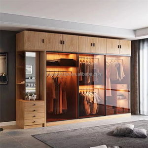 Design semplice nuovo moderno rifornimento di fabbrica armadi per camera <span class=keywords><strong>da</strong></span> <span class=keywords><strong>letto</strong></span> professionali di alta qualità <span class=keywords><strong>con</strong></span> porta <span class=keywords><strong>scorrevole</strong></span> in vetro - Product Image 4
