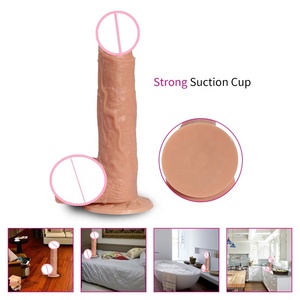 Pene vibrador retráctil realista para mujer, <span class=keywords><strong>succionador</strong></span> <span class=keywords><strong>de</strong></span> empuje artificial, consolador para pene, Juguetes sexuales - Product Image 5