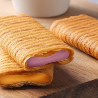 Biscuits au chocolat Franzzi de haute qualité Biscuits sandwich au jaune d'oeuf Biscuits aromatisés 100g
