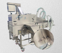 Machine de revêtement en poudre de qualité alimentaire en acier inoxydable pour l'application sur les noix, le poulet frit et la farine